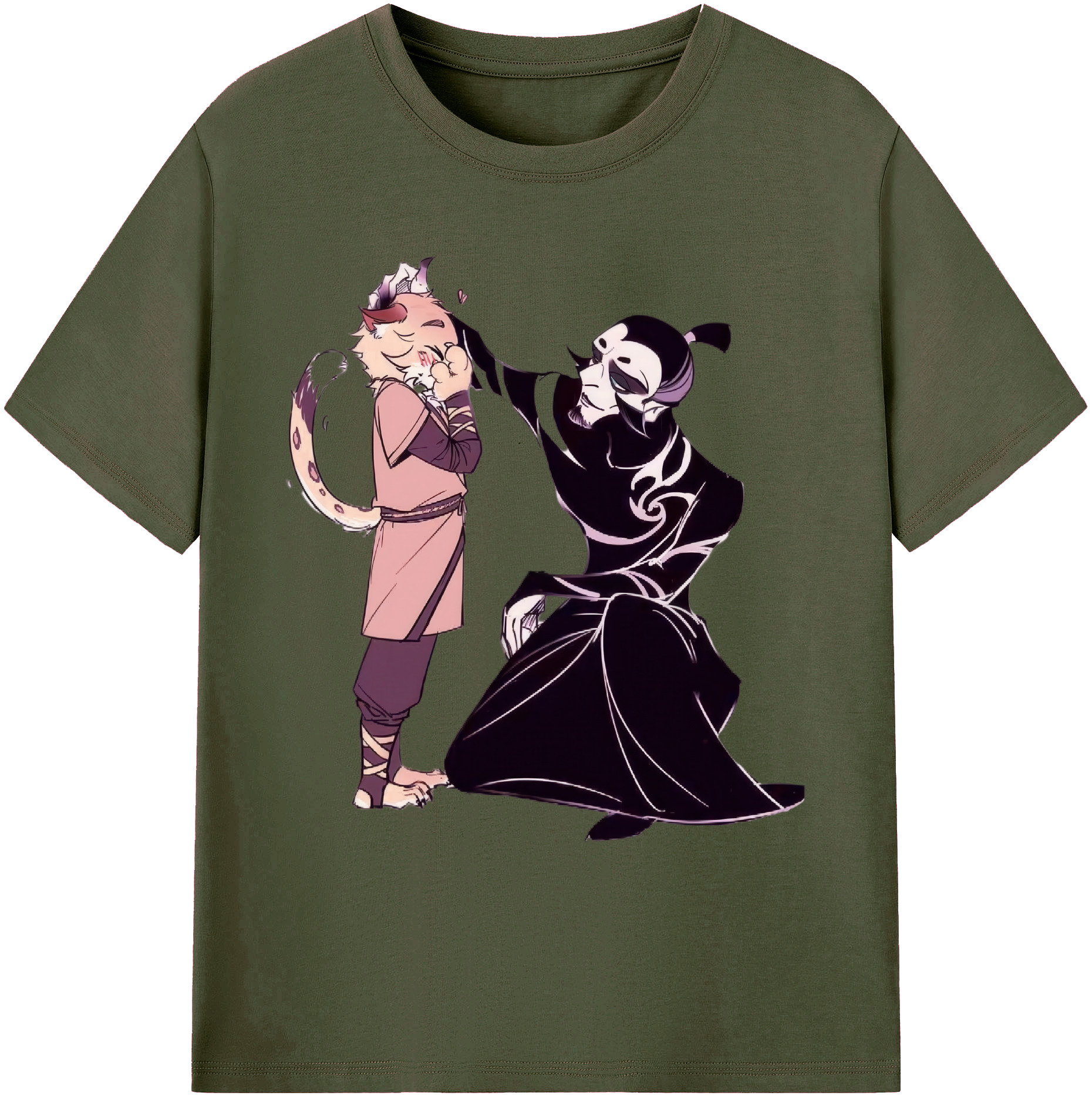 （画像用） Ne Zha 2 ナタ 魔童の大暴れ 綿100％ メンズ半袖Tシャツ｜肌触りやわらか＆通気性